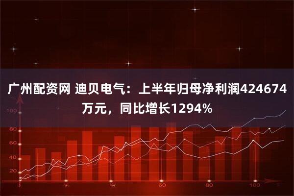 广州配资网 迪贝电气：上半年归母净利润424674万元，同比增长1294%